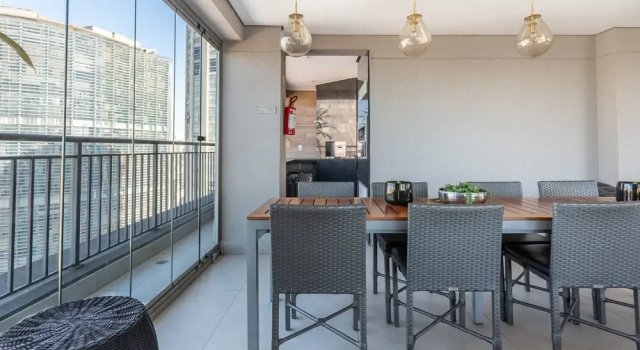 Студия THK - Building With Pool in the Republica Neighborhood in SP