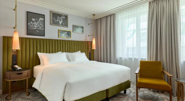 Двухместный номер Courtyard Deluxe Hotel Saski Krakow Curio Collection by Hilton