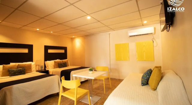 Трёхместный семейный номер Standard Izalco Hotel & Beach Resort