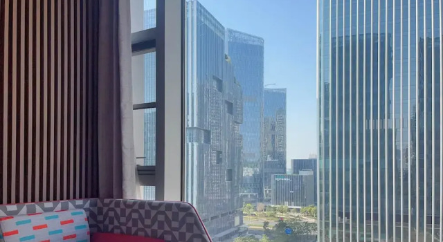 Четырёхместный номер Standard с видом на город Holiday Inn Express Shenzhen Guangming by IHG