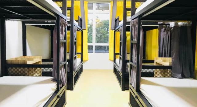 Кровать в общем номере The Good Travelers Hostel - KL Airport