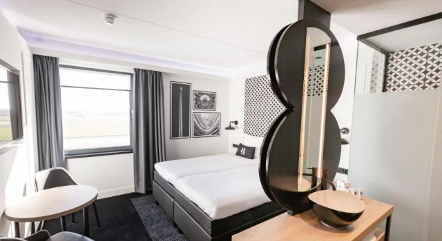 Двухместный номер Gr8 с видом на аэропорт Gr8 Hotel Maastricht Aachen Airport