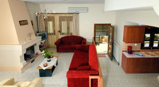 Апартаменты Дуплекс с 2 комнатами с видом на море Christina Apartments