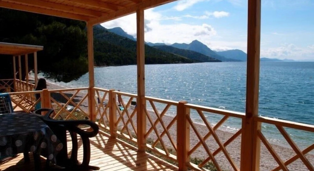 Номер Standard с видом на море Victoria Mobilhome Camping Dole-Živogošče