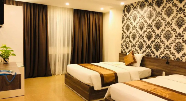 Двухместный номер Deluxe с видом на город Nice Hue Hotel