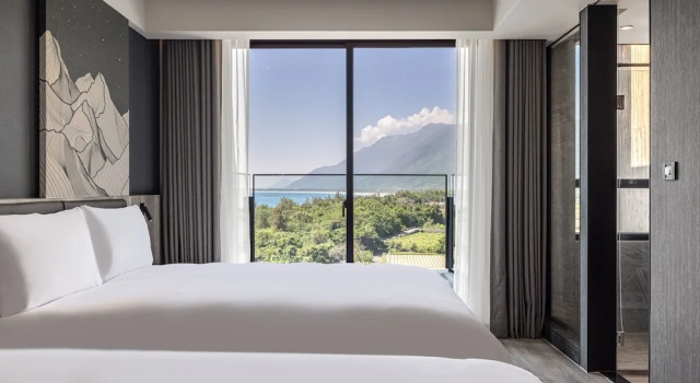 Семейный номер Classic с видом на океан The Moment Hotel Hualien by Lakeshore