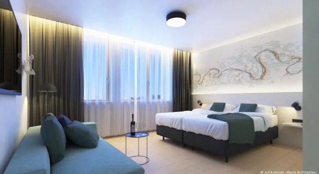 Четырёхместный номер Standard JUFA Hotel Bernkastel-Kues