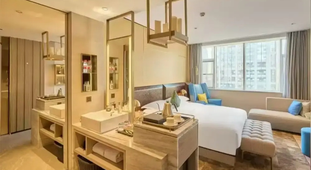 Номер Standard Echarm Plus International Hotel Hangzhou Binjiang XingGuang Avenue Pedestrian Street Branch
