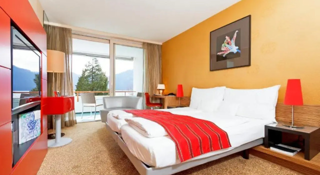 Двухместный номер Standard с видом на город Post Hotel Weggis