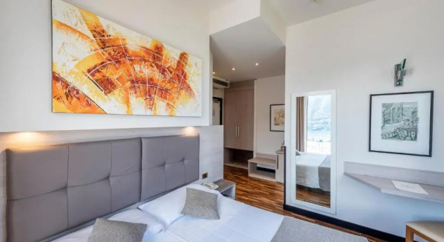 Двухместный номер Standard с балконом и с видом на озеро Hotel Asnigo