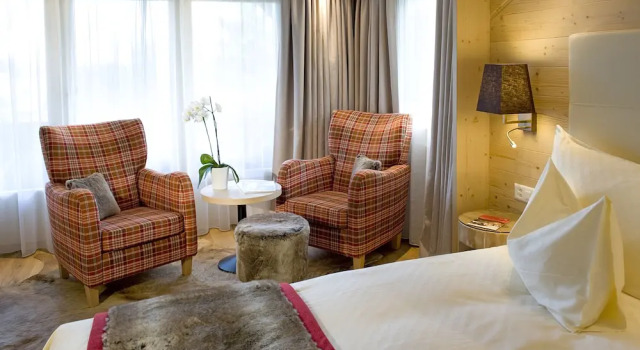 Номер Comfort GOLFHOTEL Les Hauts de Gstaad & SPA