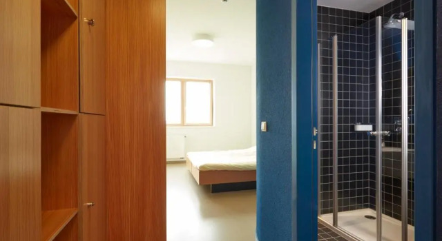 Кровать в общем номере Youth Hostel Beaufort