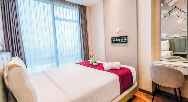 Artistic And Bright 1Br At Grand Sungkono Lagoon Apartment, Prenota Appartamento Appartamenti a East Java, Appartamento
