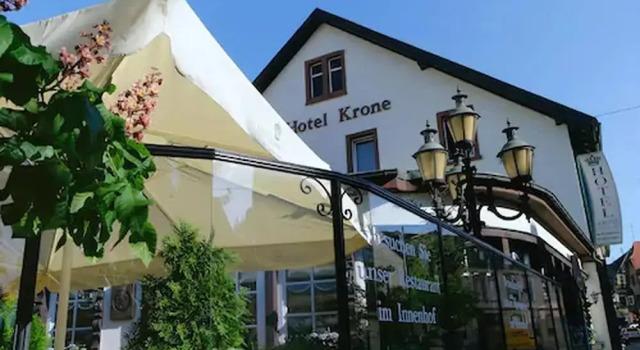 Hotel Krone, Reserva ahora Hotel Hoteles en Bergstraße con piscina, Piscina