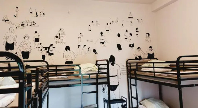 Кровать в общем номере (женский номер) KaBa Hostel