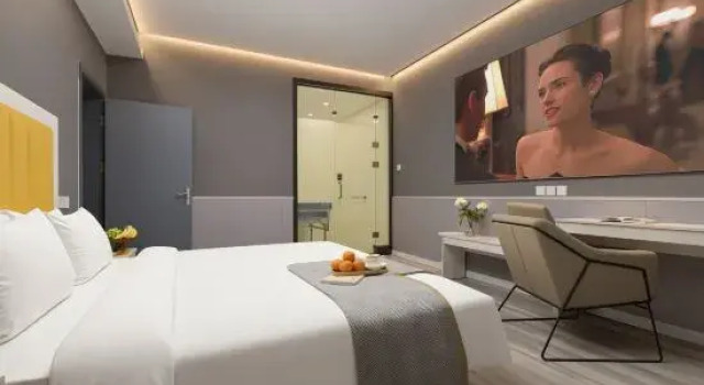 Люкс Business Shangmei Chain Hotel (Shijiazhuang Water Park Gaozhu Subway Station)