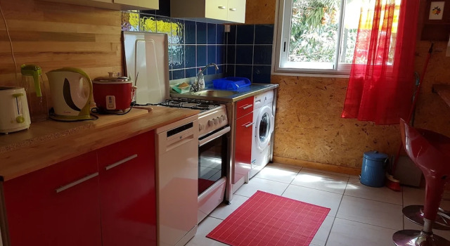 Luksusowy bungalow i balkonem la cariole