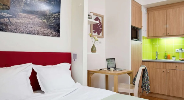 Двухместная студия Aparthotel Adagio Paris Vincennes