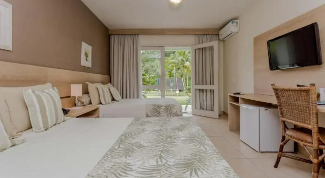 Двухместный номер Standard с частичным видом на море Beach Hotel Juquehy