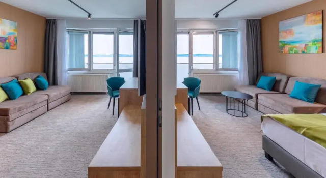 Семейный номер Standard с видом на озеро Hotel OTP Balatonszemes