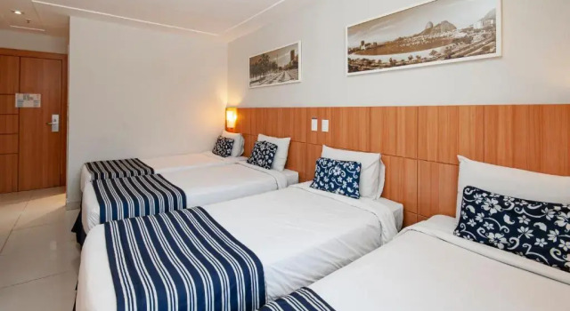 Четырёхместный номер Standard Hotel Atlântico Rio