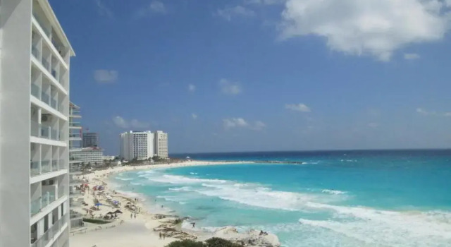 Студия с видом на море Apartment Cancun
