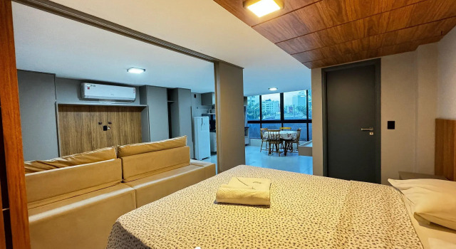 Lindo Flat No Urban 750, Забронировать Отель Отели Жуан-Песоа с бассейном, рядом с Пляж Tambau, Бассейн