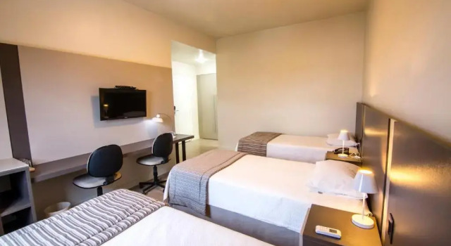 Трёхместный номер Deluxe JR Hotel Marilia