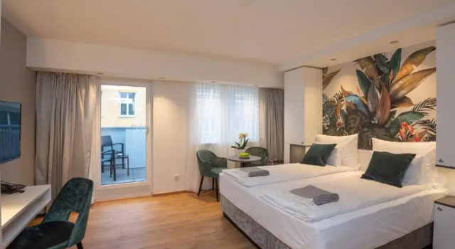 Habitación doble De lujo con balcón Wilmas Apartments by Arbio