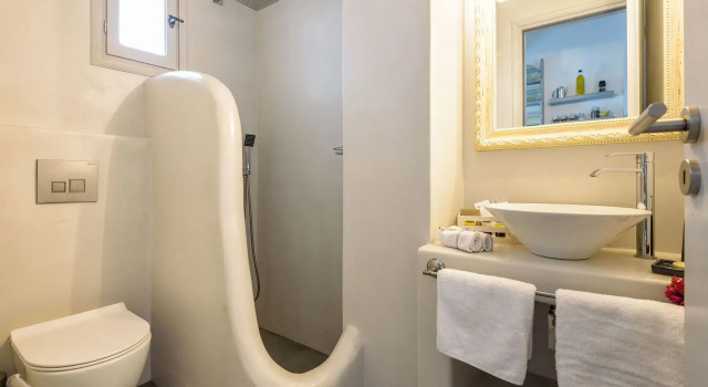 Люкс с видом на море Blue Waves Suites Apartments Paros