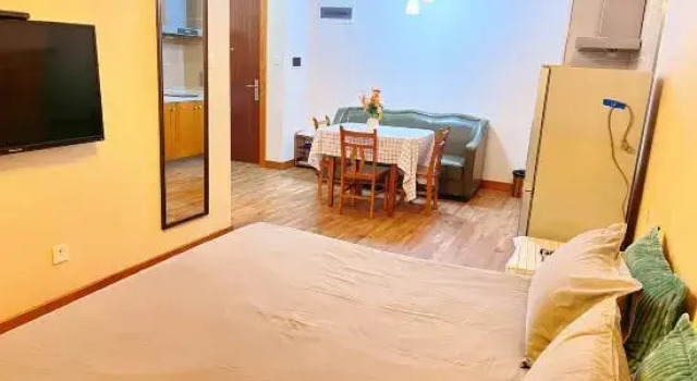 Кровать в общем номере Qingshan Inn