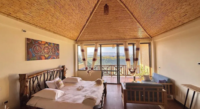 Семейный номер Standard с 2 комнатами с балконом и с видом на горы Hilltop Lodge - Lalibela