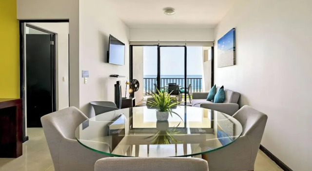 Апартаменты с 2 комнатами с балконом и с видом на океан Velas Condos Ocean Front