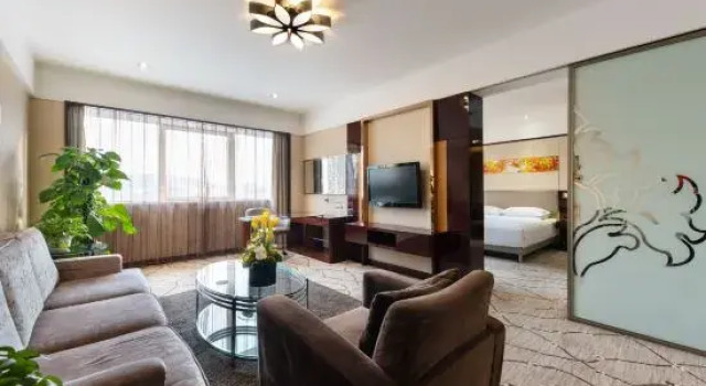 Двухместный люкс Deluxe Inzone Garland Hotel Jinan Jingshi Road