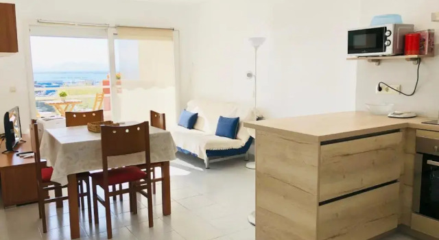 ROC MAR 3 3D - Apartamento cerca del centro y de la playa - terraza con vistas al mar y al puerto