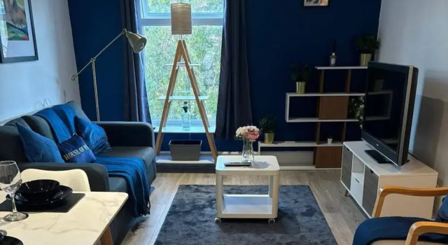 South Manchester 2-bed Apt With Ensuite, Sleeps 4, Забронировать Апартаменты/квартира Апартаменты Большого Манчестера, Апартаменты/квартира