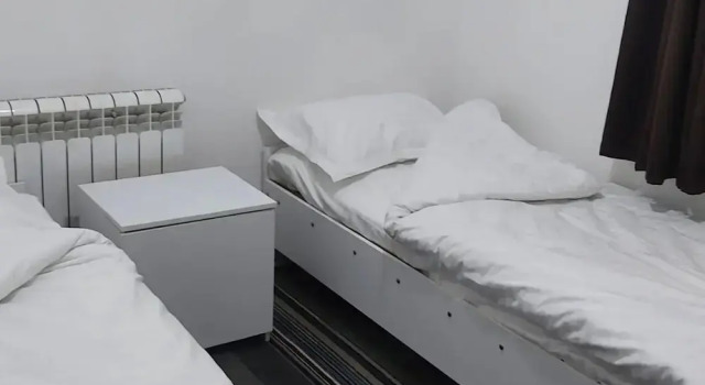 Кровать в общем номере HOSTEL Karadeniz ok