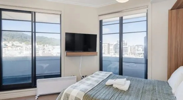 1BR Studio in Te Aro - City Lookout, Забронировать Отель Веллингтон Северный остров, рядом с Ориентал-Бей-Бич
