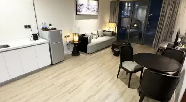 Люкс c 1 комнатой с видом на море Xiyue Lijing Resort Apartment (Shanwei Poly Jinchowan Branch)