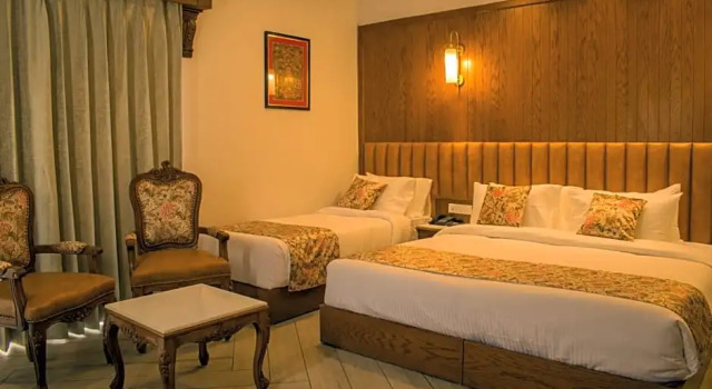 Номер Deluxe Quality Inn Bhagsu Heritage
