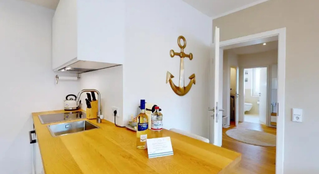 Апартаменты с балконом Ferienwohnung 3-Zimmer, 74 qm 3 Minuten zum Strand und Zentrum WHG Timme 11
