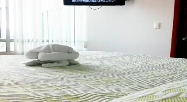Четырёхместный номер Deluxe с красивым видом из окна Hotel Santris