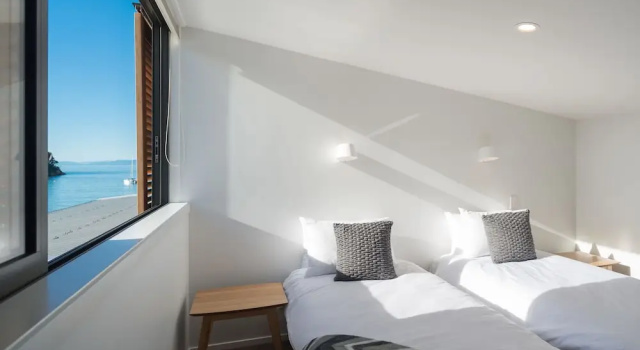 Апартаменты с 2 комнатами с частичным видом на море Kaiteriteri Recreation Reserve Apartments