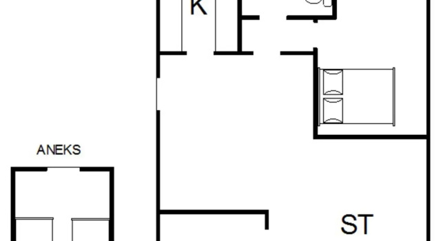 Коттедж 2 Person Holiday Home in Henne