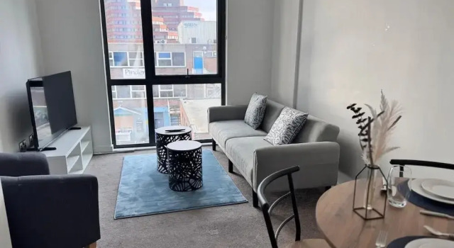 Sheffield Centre - Modern 1BR Apartment - Sleeps 3, Забронировать Апартаменты/квартира Апартаменты Шефилд, рядом с Казино Genting Club в Шеффилде, Апартаменты/квартира