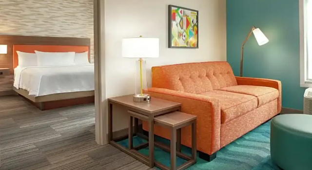 Двухместная студия Home2 Suites By Hilton Bloomington Normal