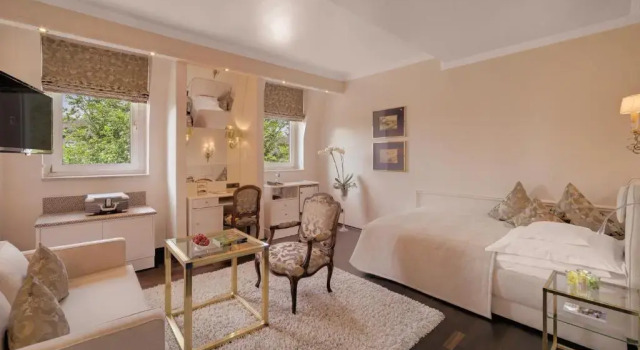 Одноместный номер Comfort Hotel Europäischer Hof Heidelberg, Bestes Hotel Deutschlands in historischer Architektur