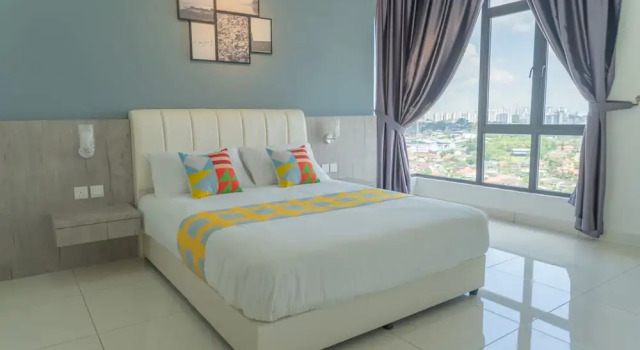 Апартаменты Classic OYO Home 987 Premium 1BR 1 Tebrau Residences