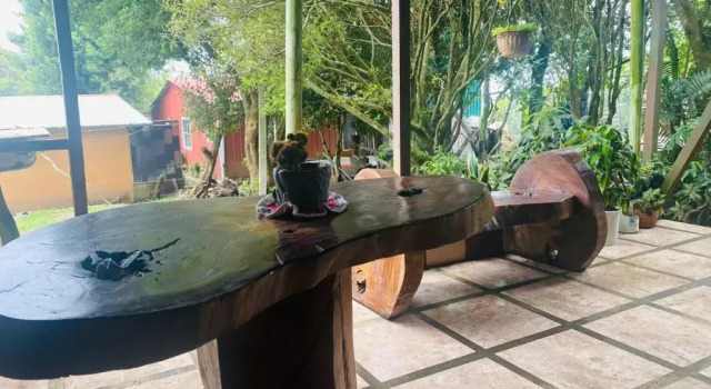 Кровать в общем номере Hostel La Suerte