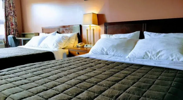 Четырёхместный номер Deluxe с видом на внутренний двор Kings Inn Midland